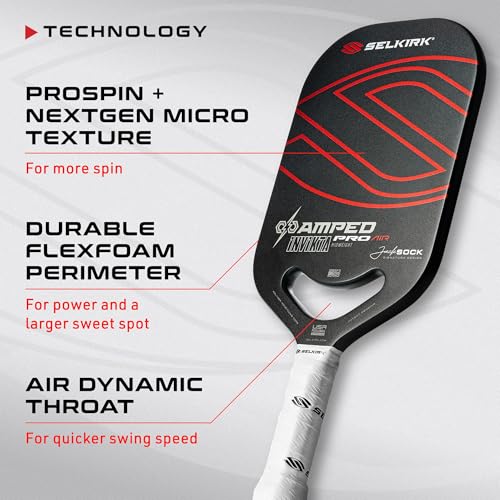 Selkirk Sport Amped Pickleball Paddle | Amped Pro Fiberglass Pickleball Paddle