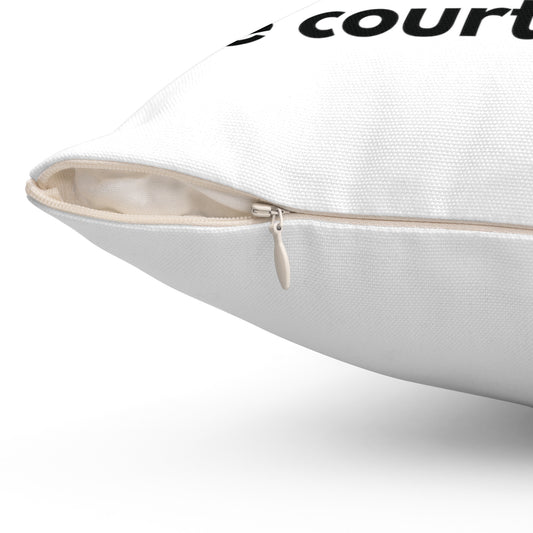 Square Pillow: I May Be A Senior, But I Can Still Ace It On The Court