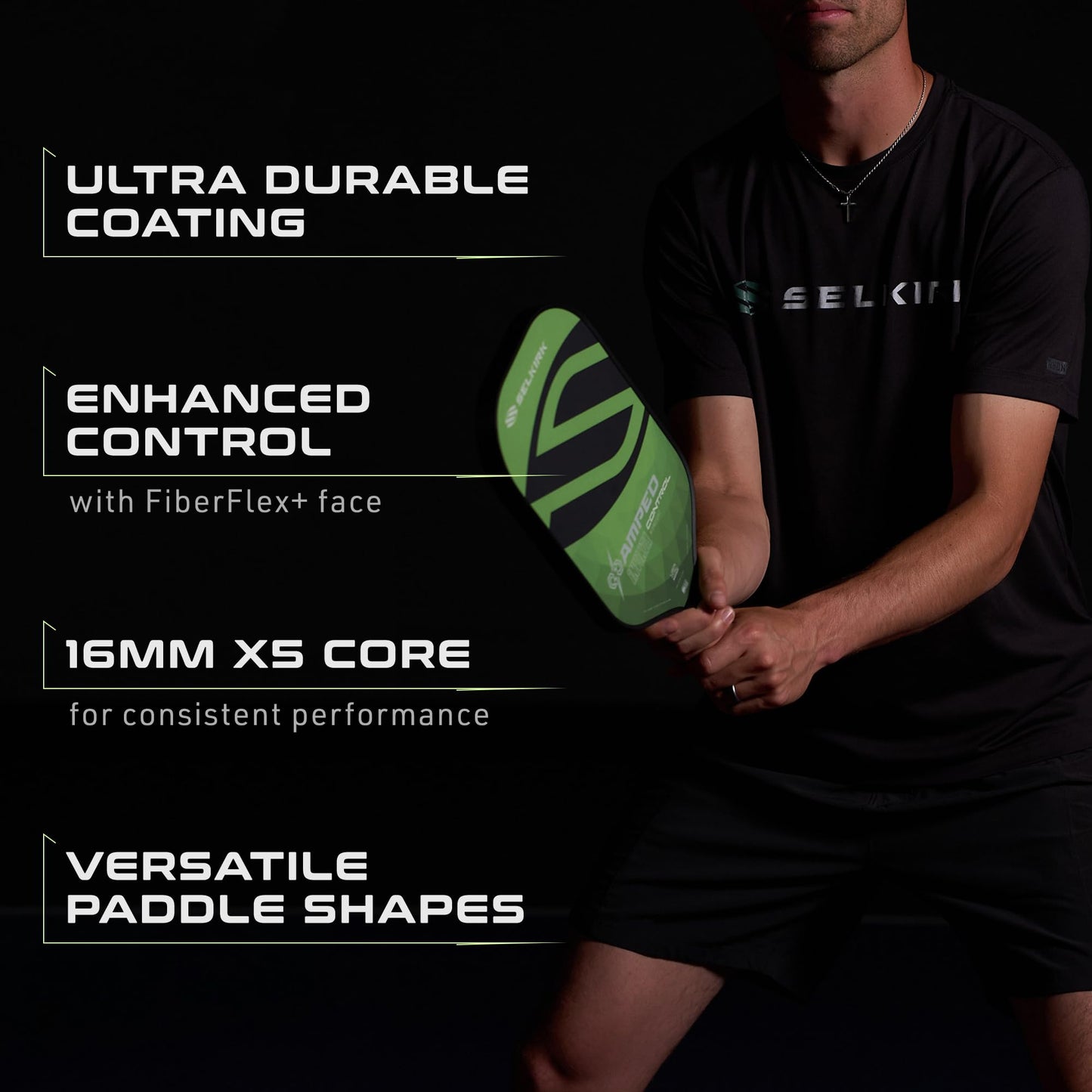 Selkirk Sport Amped Pickleball Paddle | Amped Pro Fiberglass Pickleball Paddle