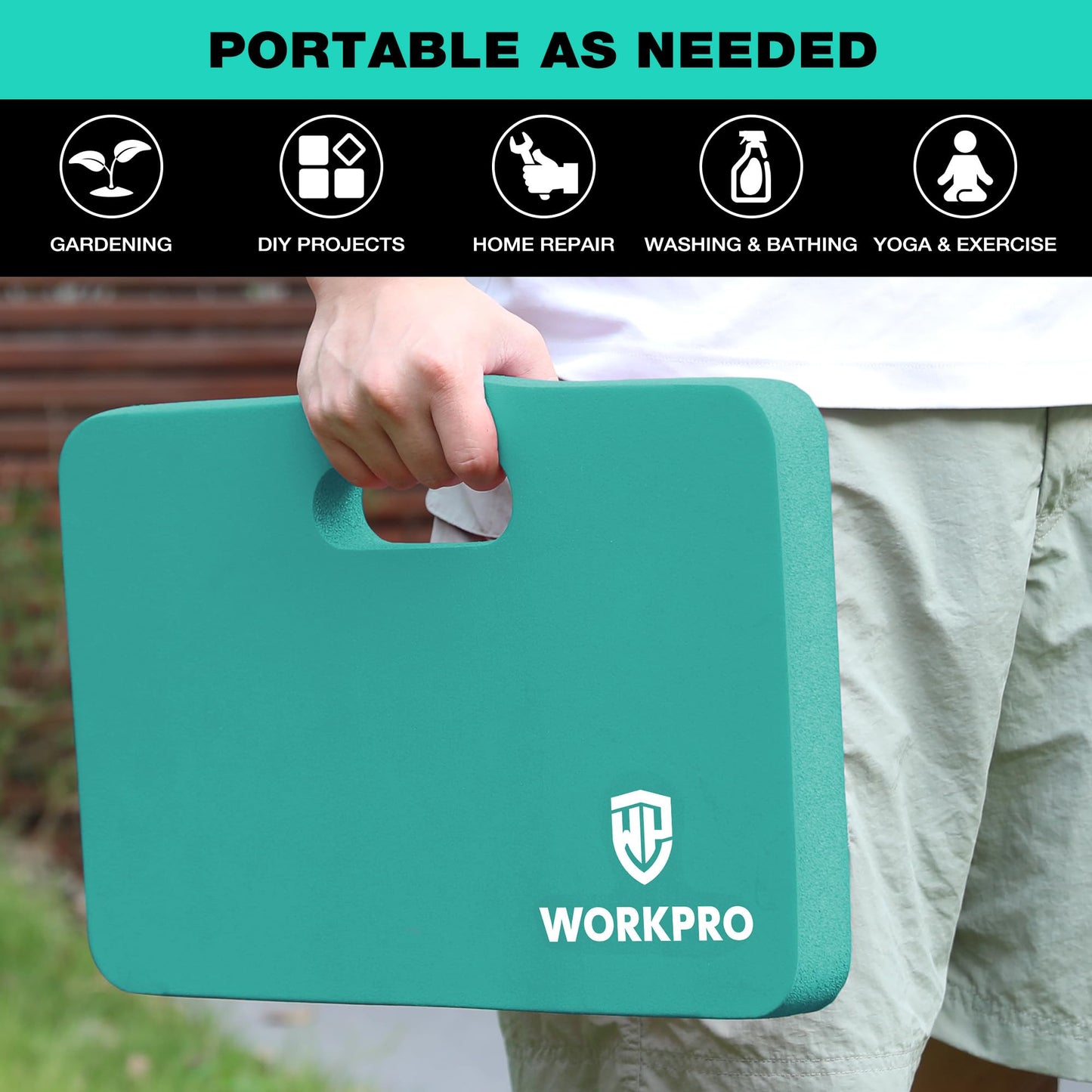 WORKPRO Extra Thick Kneeling Pad, 2-Pack