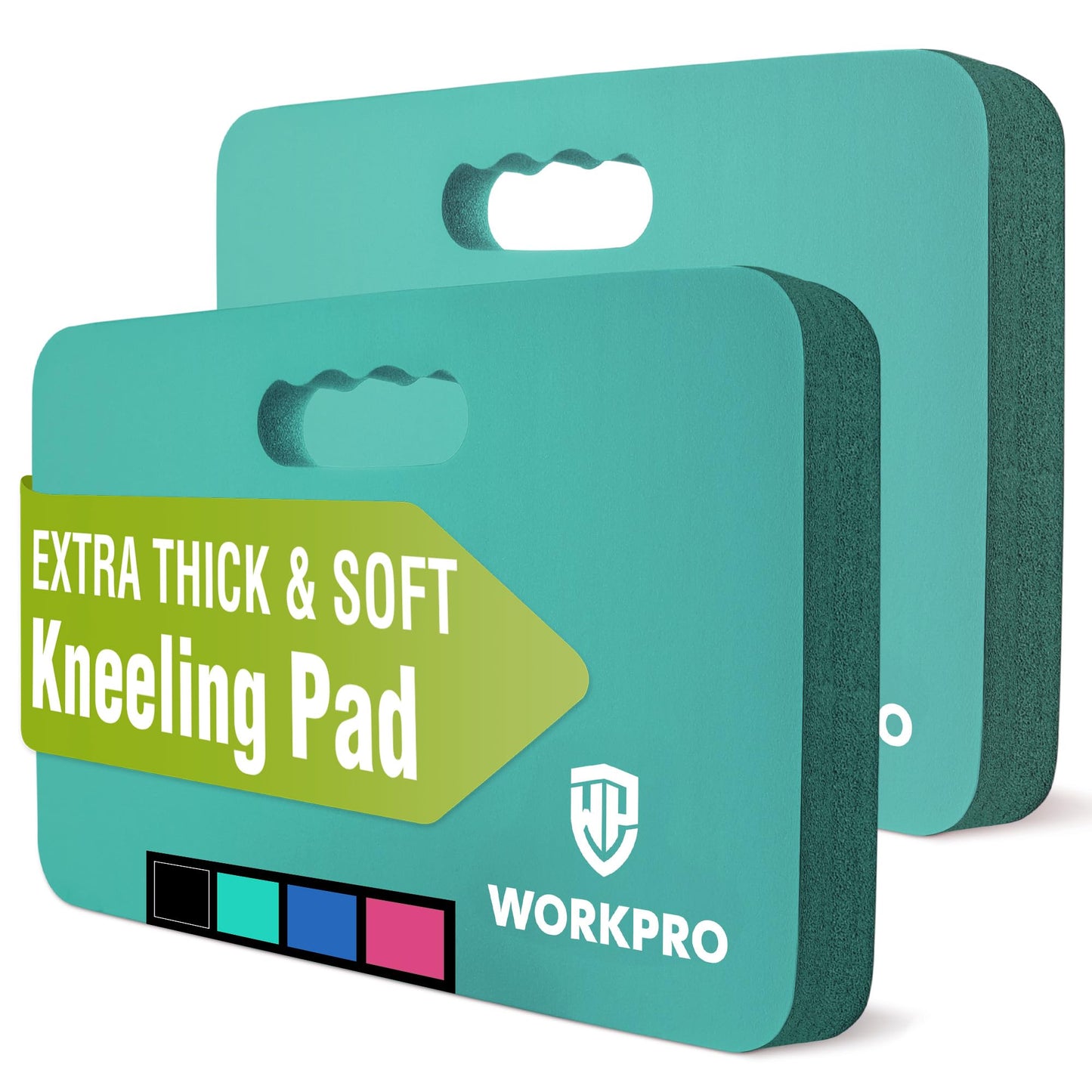 WORKPRO Extra Thick Kneeling Pad, 2-Pack