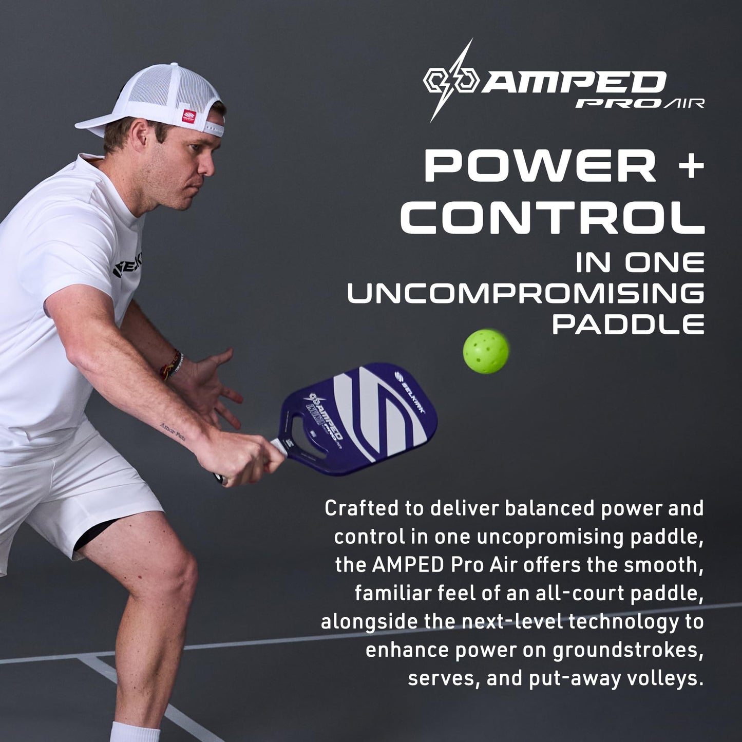 Selkirk Sport Amped Pickleball Paddle | Amped Pro Fiberglass Pickleball Paddle