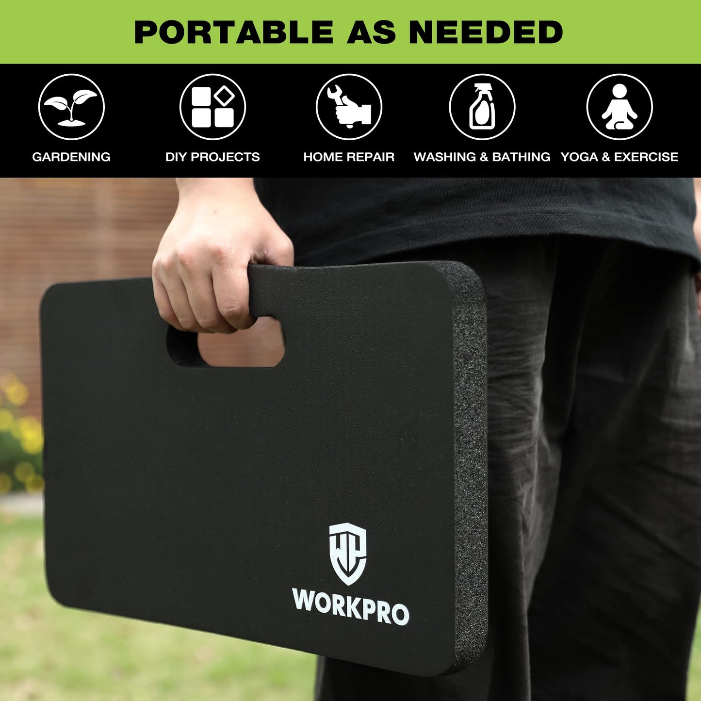 WORKPRO Extra Thick Kneeling Pad, 2-Pack