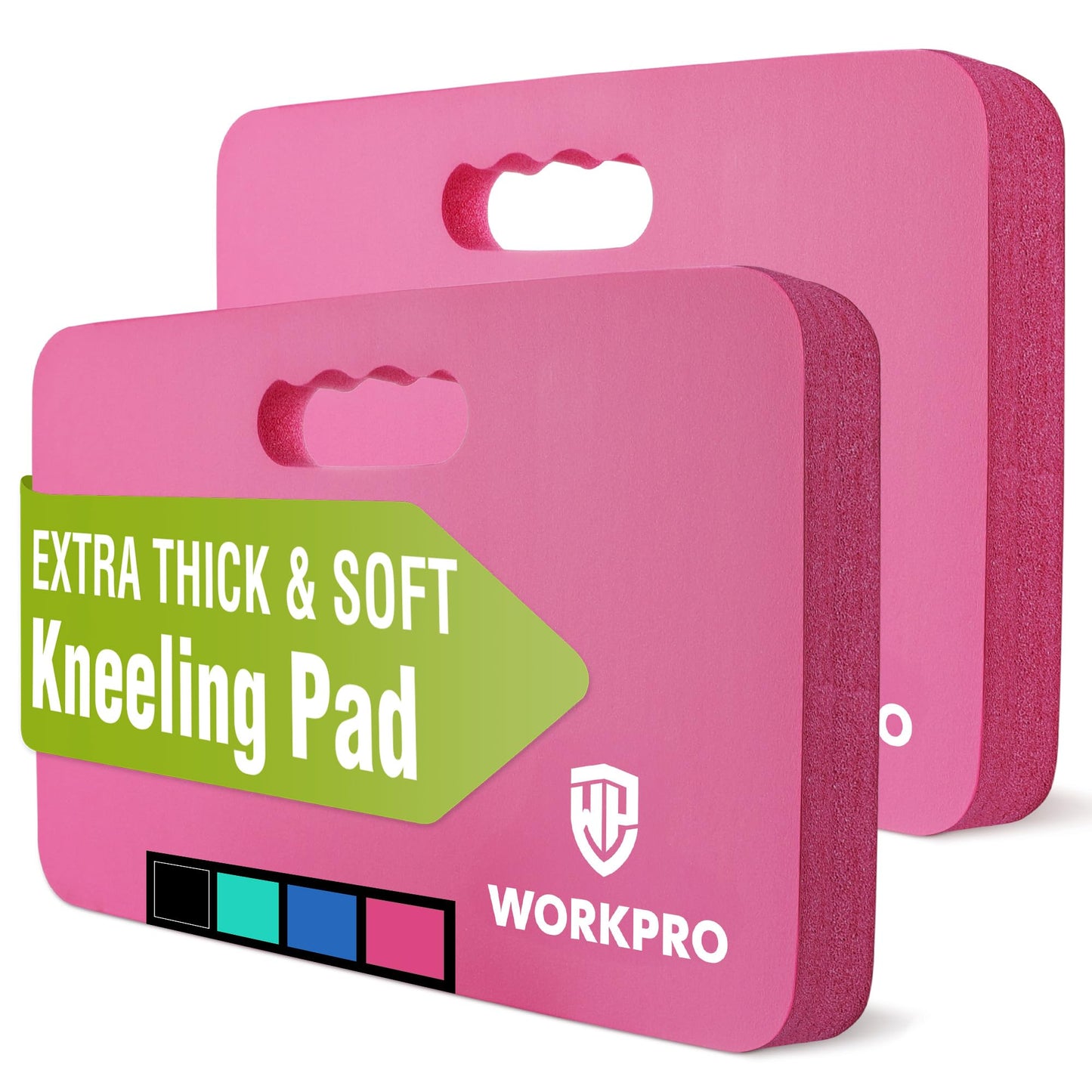 WORKPRO Extra Thick Kneeling Pad, 2-Pack
