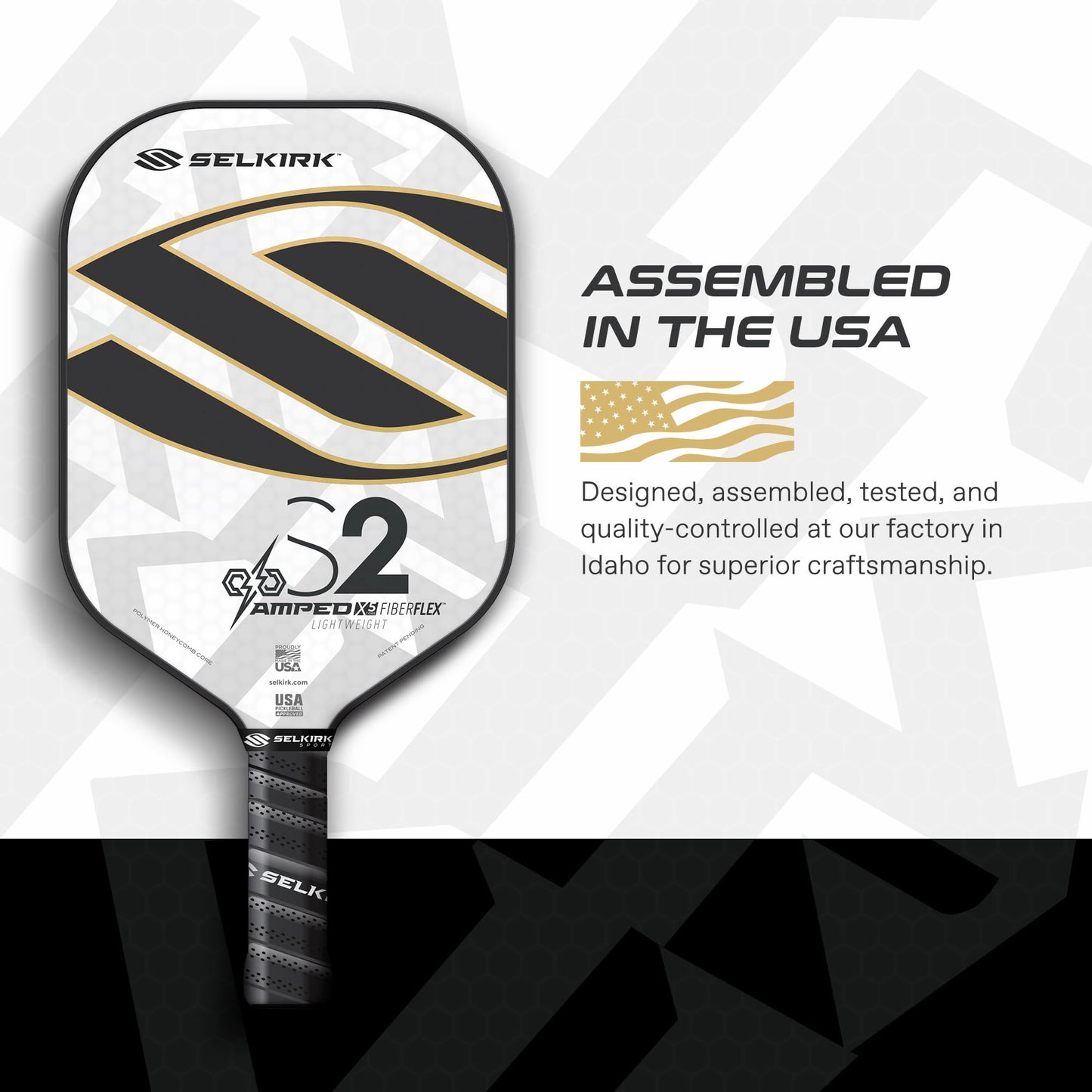 Selkirk Sport Amped Pickleball Paddle | Amped Pro Fiberglass Pickleball Paddle