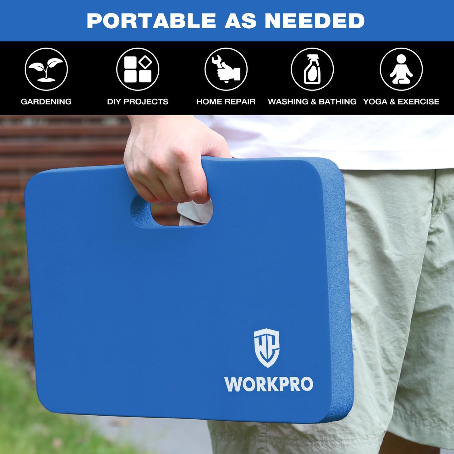 WORKPRO Extra Thick Kneeling Pad, 2-Pack