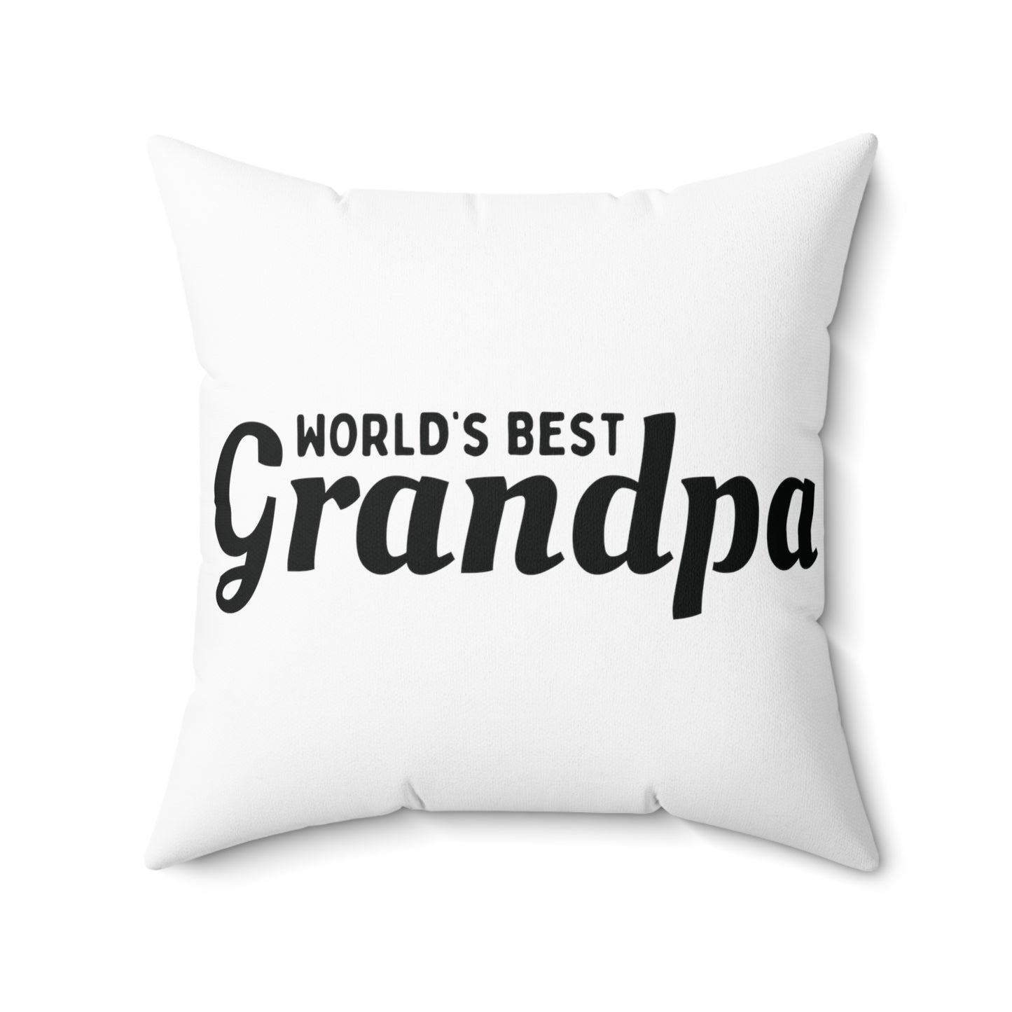 Square Pillow: World's Best Grandpa