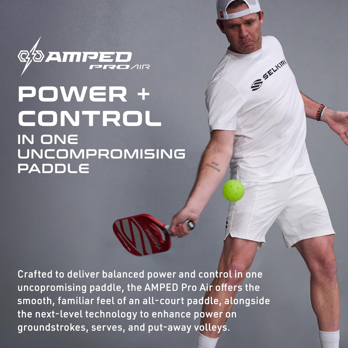 Selkirk Sport Amped Pickleball Paddle | Amped Pro Fiberglass Pickleball Paddle