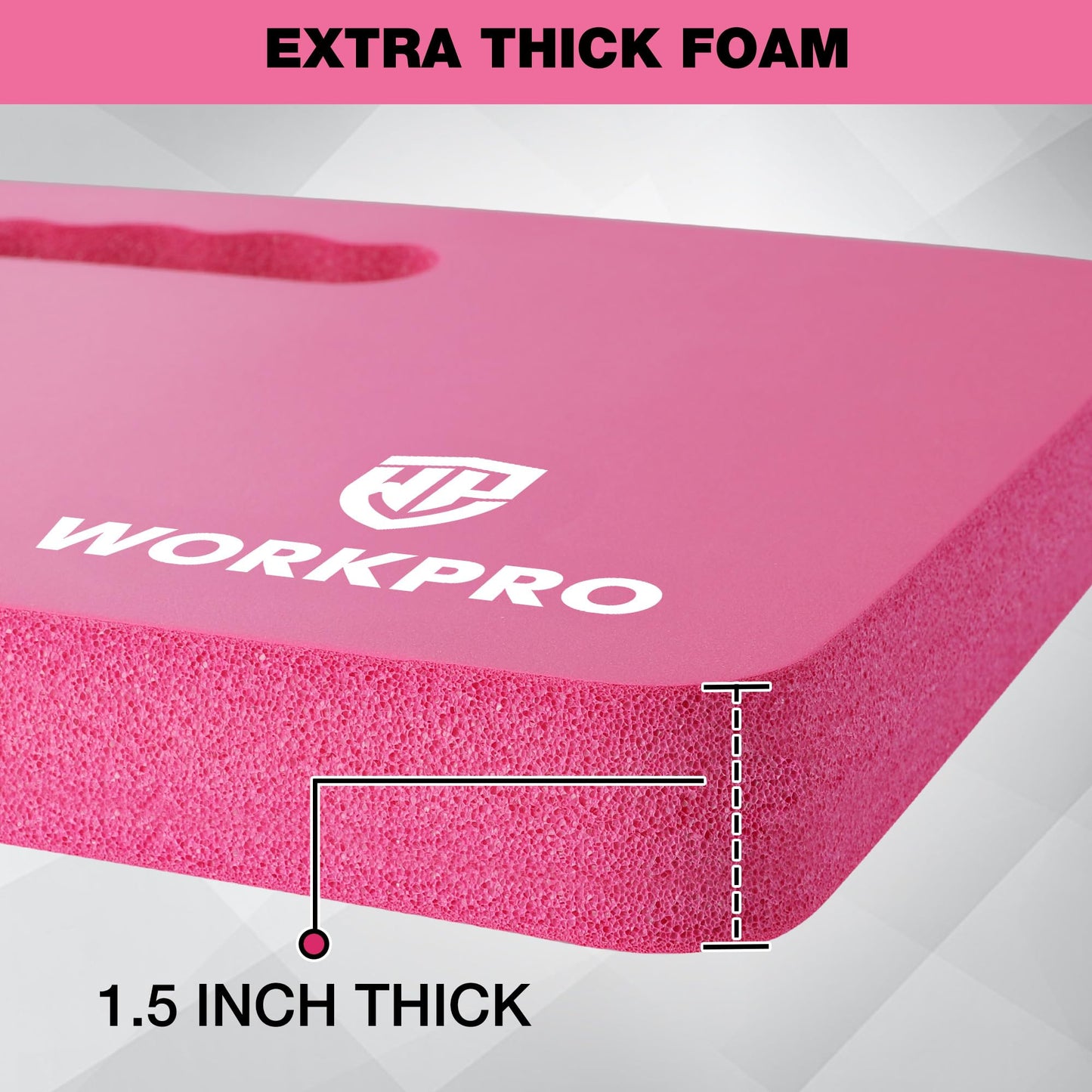 WORKPRO Extra Thick Kneeling Pad, 2-Pack