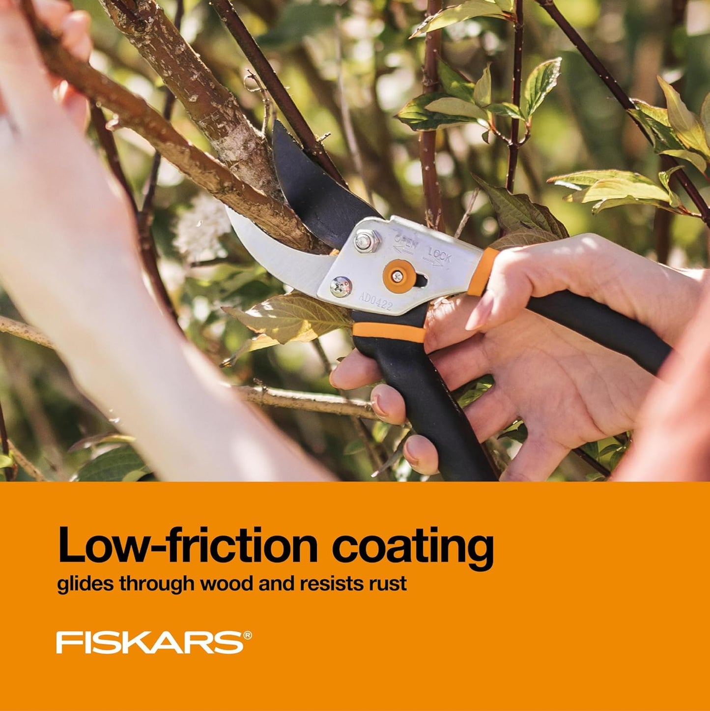Fiskars Bypass Pruning Shears, 5/8-Inch Cut Capacity