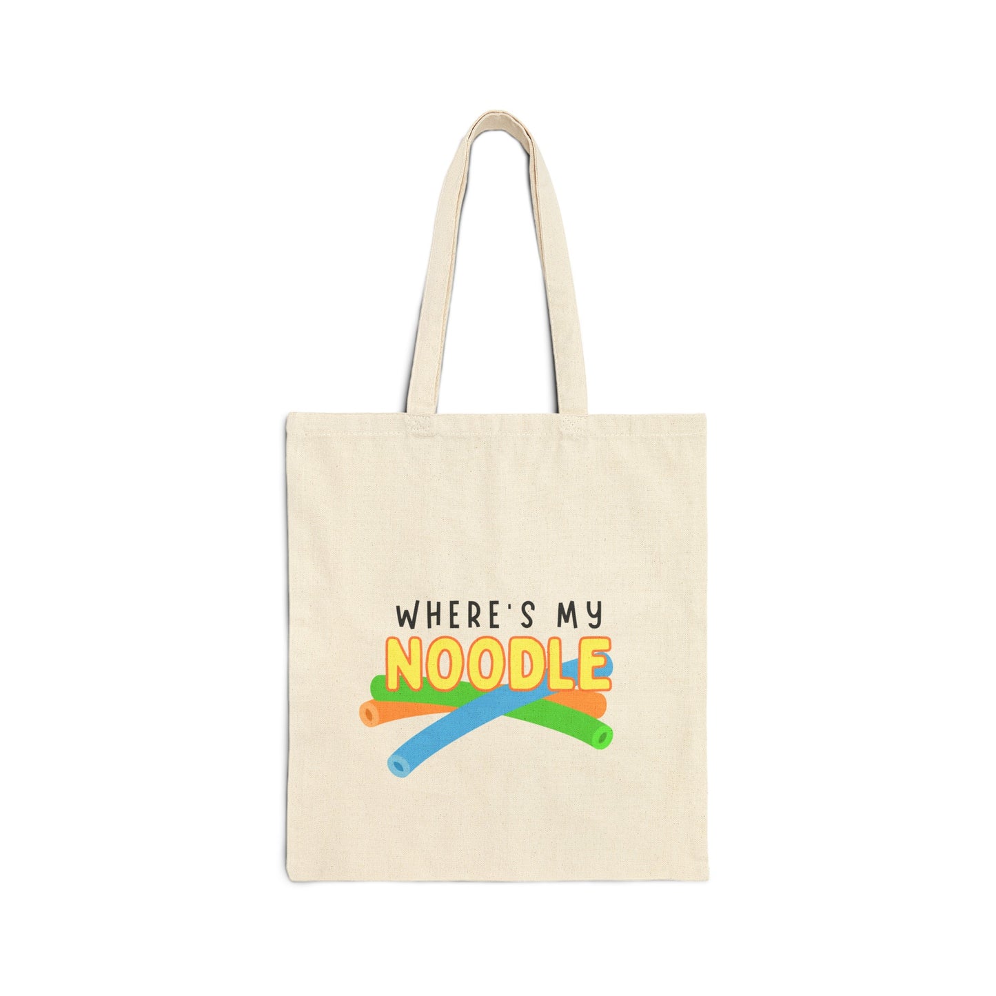 Cotton Tote Bag: Where's My Noodle