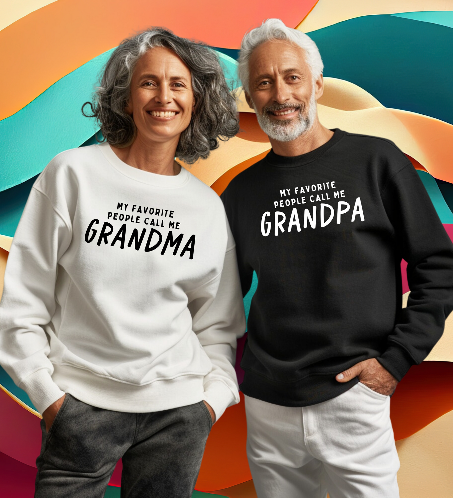 Crewneck: My Favorite People Call Me Grandma