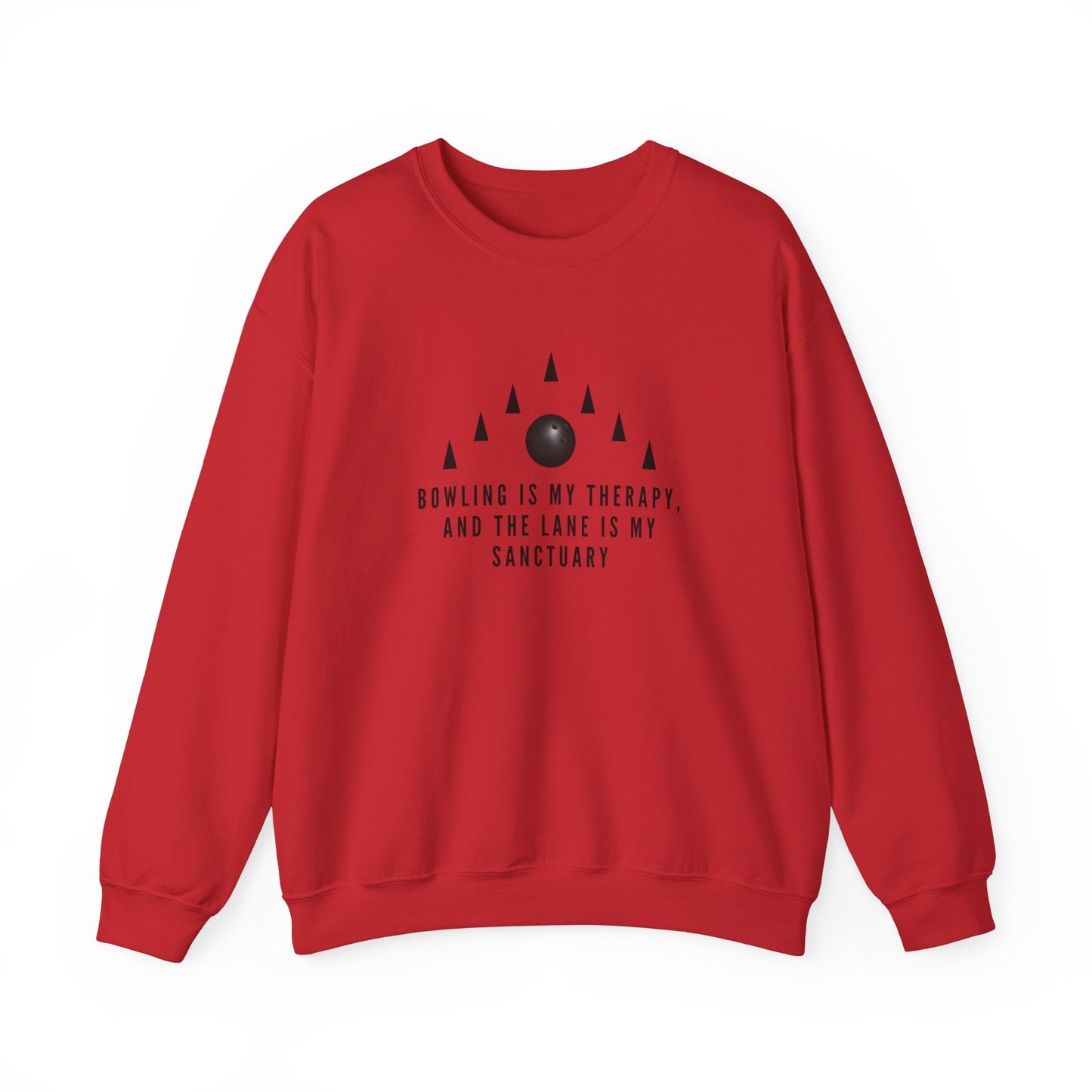 Crewneck: Bowling Is My Therapy, And The Lane Is My Sanctuary