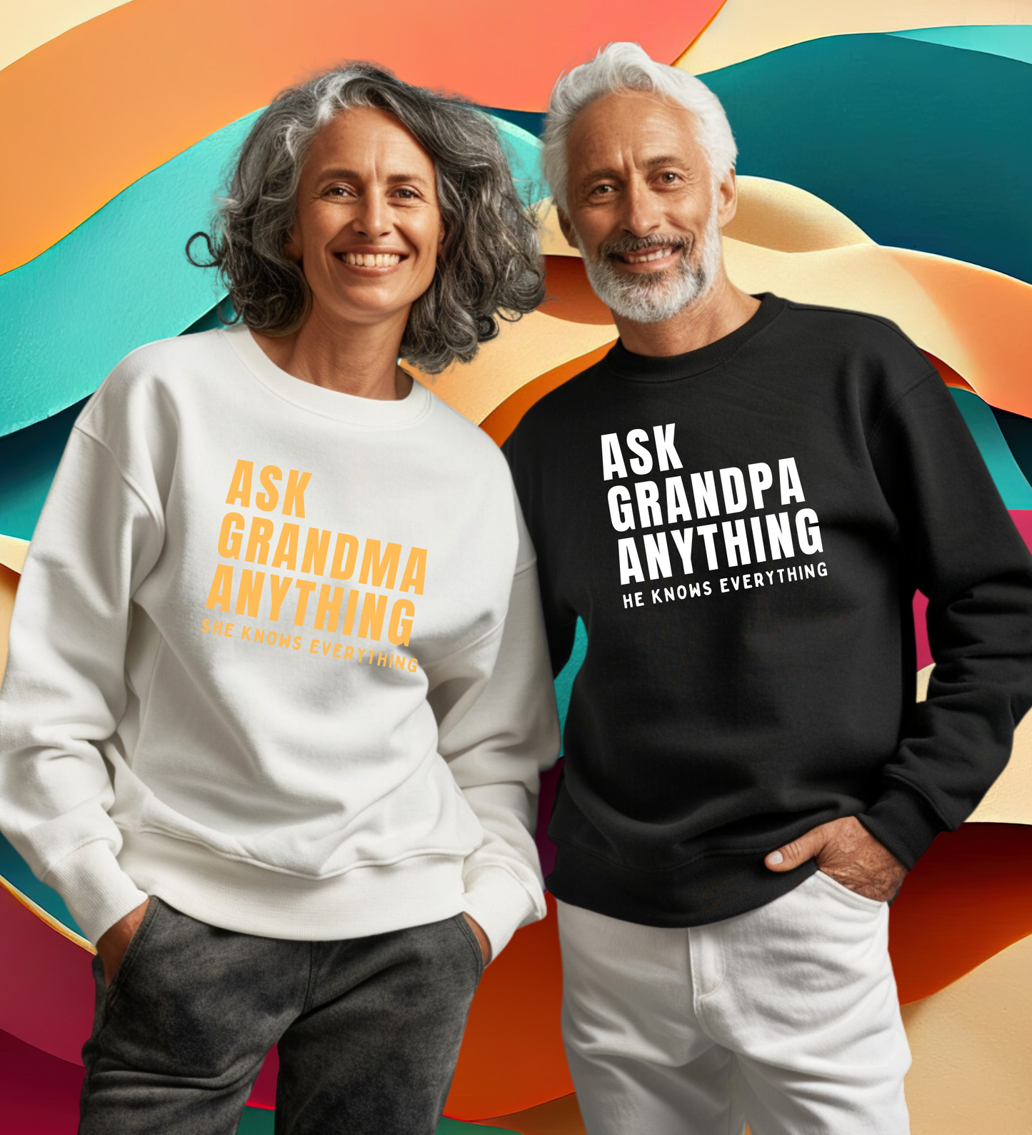 Crewneck: Ask Grandpa Anything. He Knows Everything