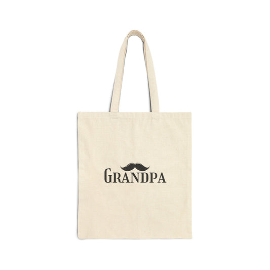 Cotton Tote Bag: Grandpa