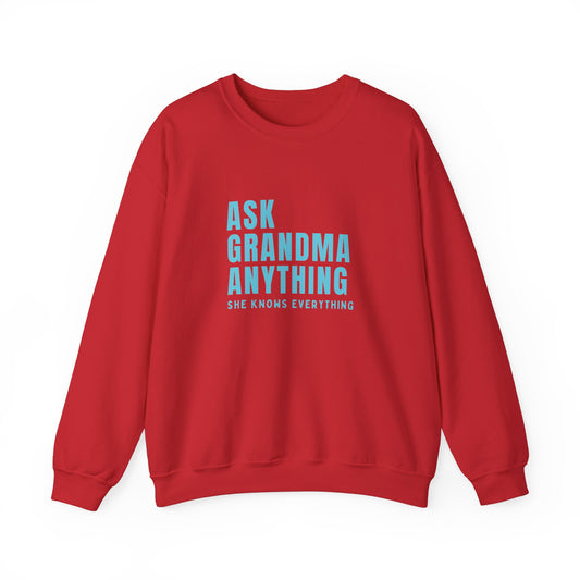 Crewneck: Ask Grandma Anything. She Knows Everything