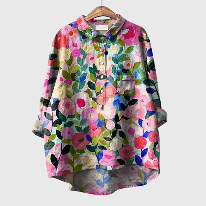 Elly | Elegant Floral Blouse