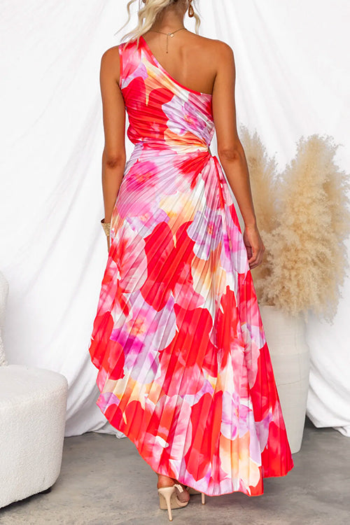 Hope | Pleated Autumn Wedding Guest Maxi Dress