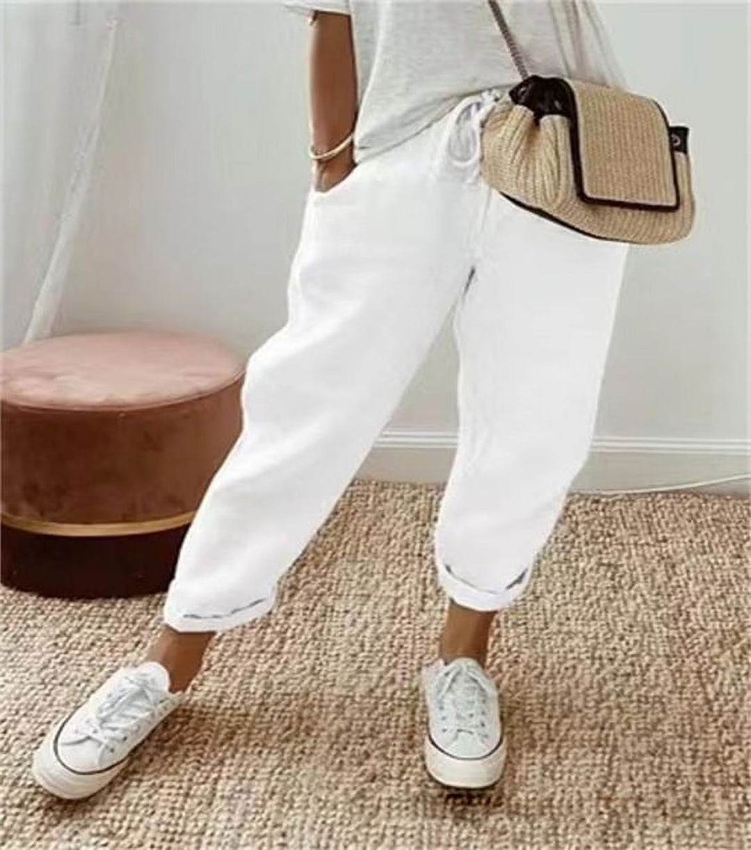 Elowen | Comfortable Linen Trousers
