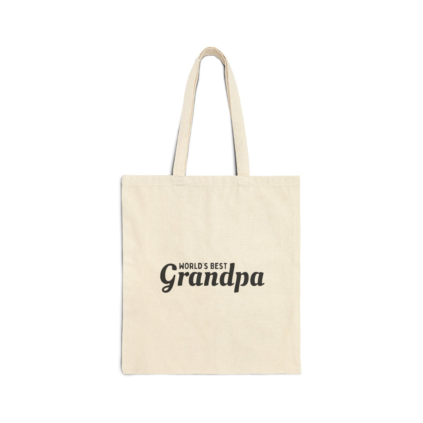 Cotton Tote Bag: World's Best Grandpa