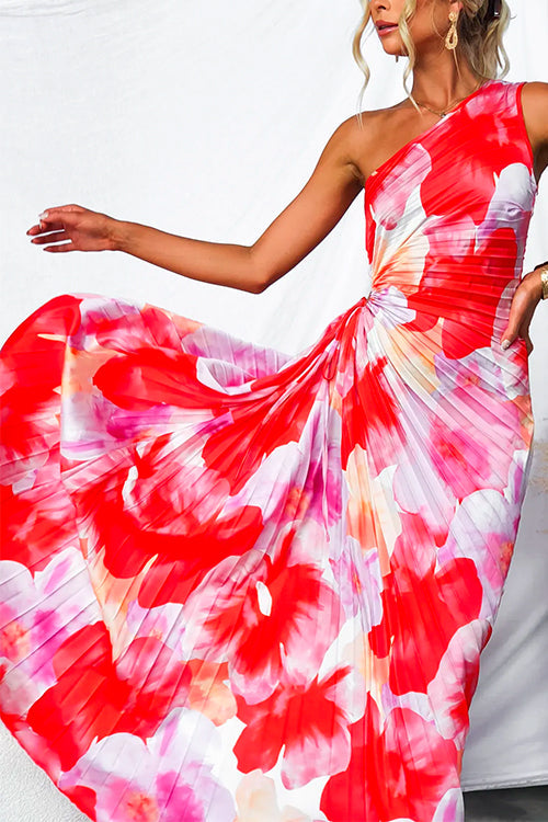 Hope | Pleated Autumn Wedding Guest Maxi Dress