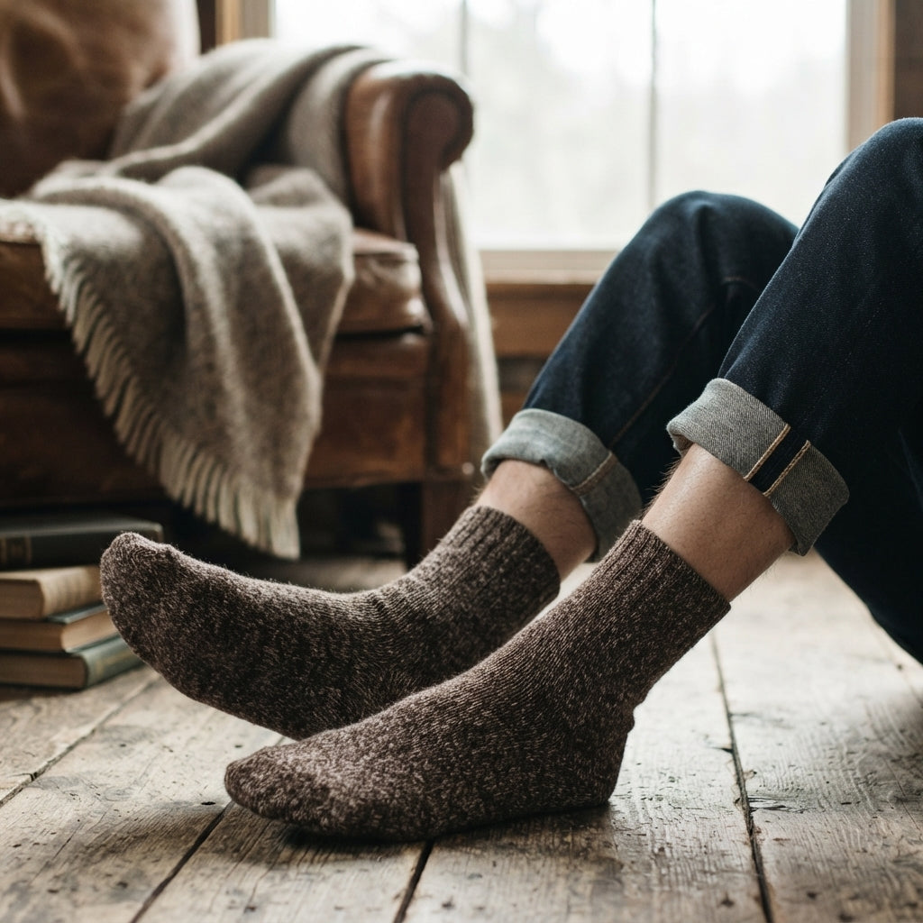 Royal | Cosy Thick Fleece-Lined Winter Socks