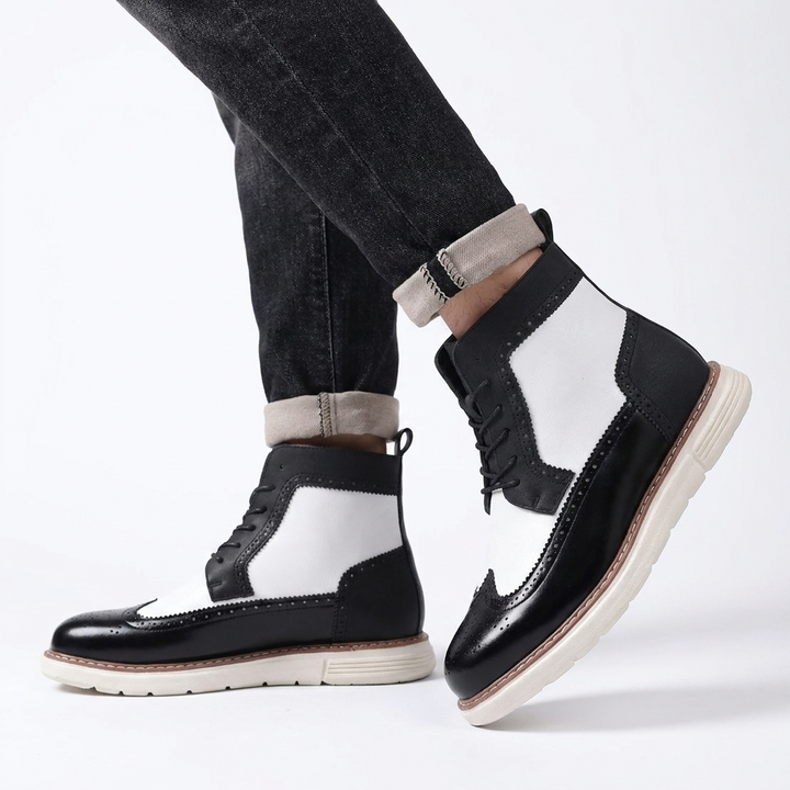 Ruben | Men's Casual Brogue Ankle Boots