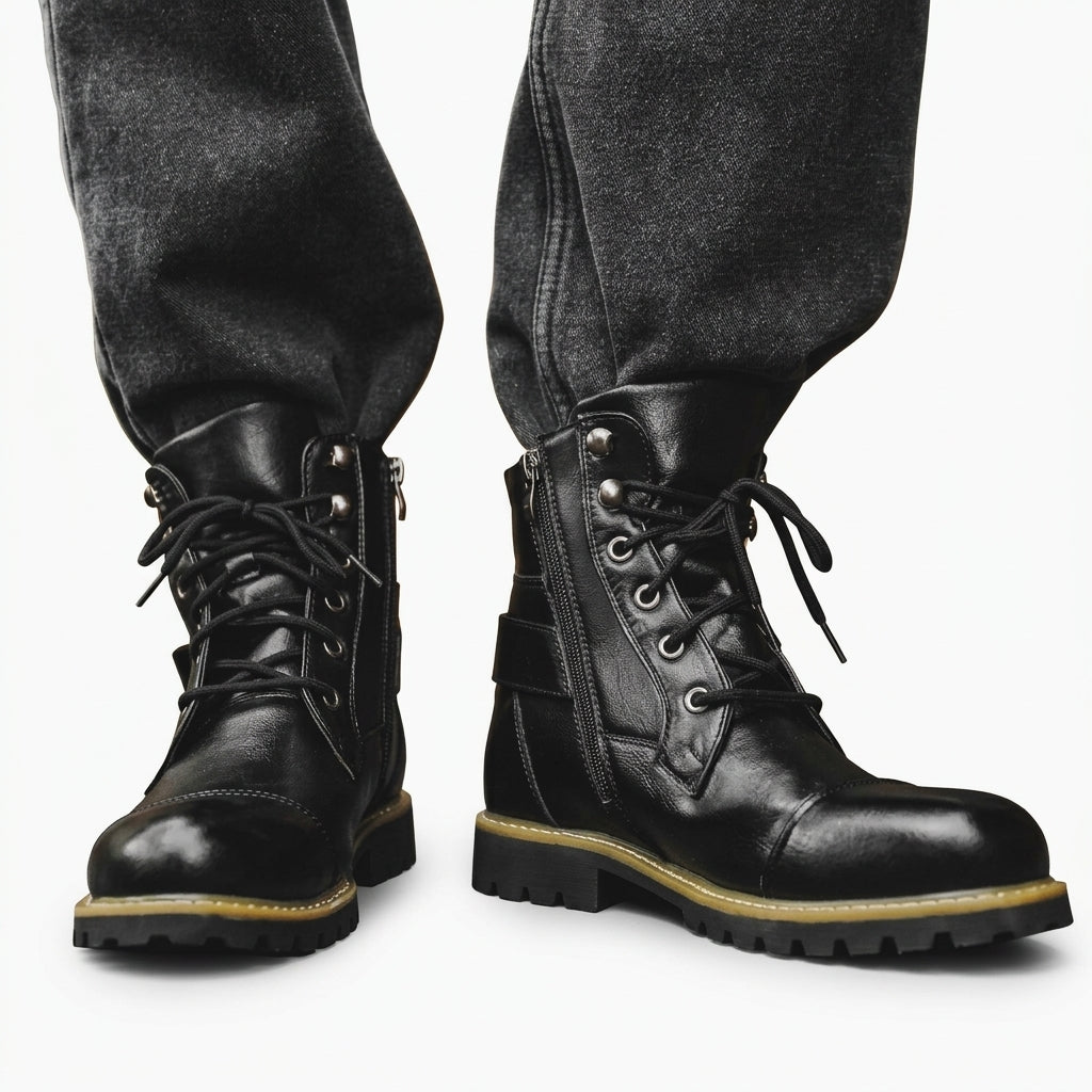 Finley | Men's Biker Combat Boots