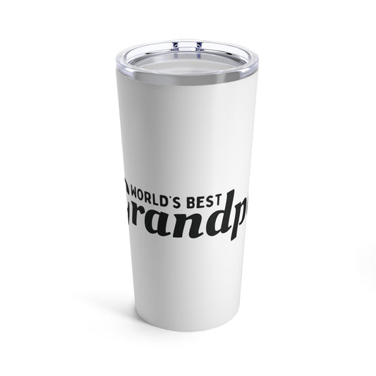 Tumbler 20oz: World's Best Grandpa