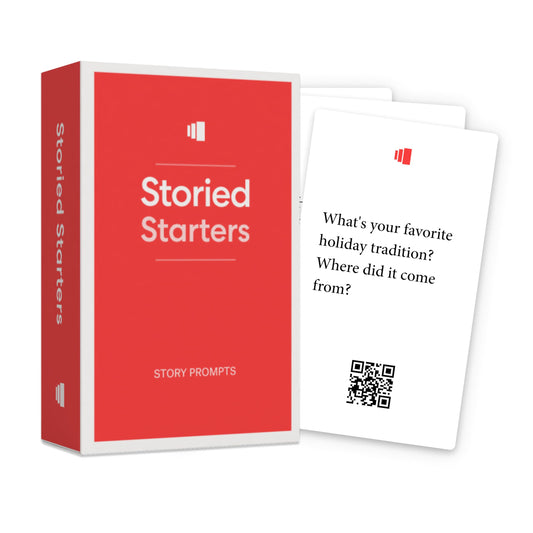 Storied Family Tree Kit – Genealogy & Ancestry Set with Keepsake Book, Conversation Cards & 12-Month Plus + StoriedBook™ Subscription