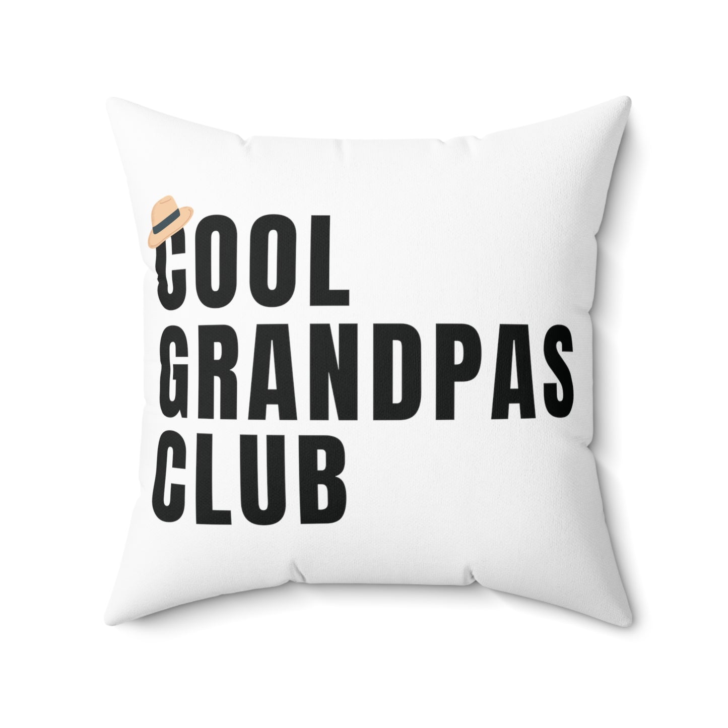 Square Pillow: Cool Grandpa's Club