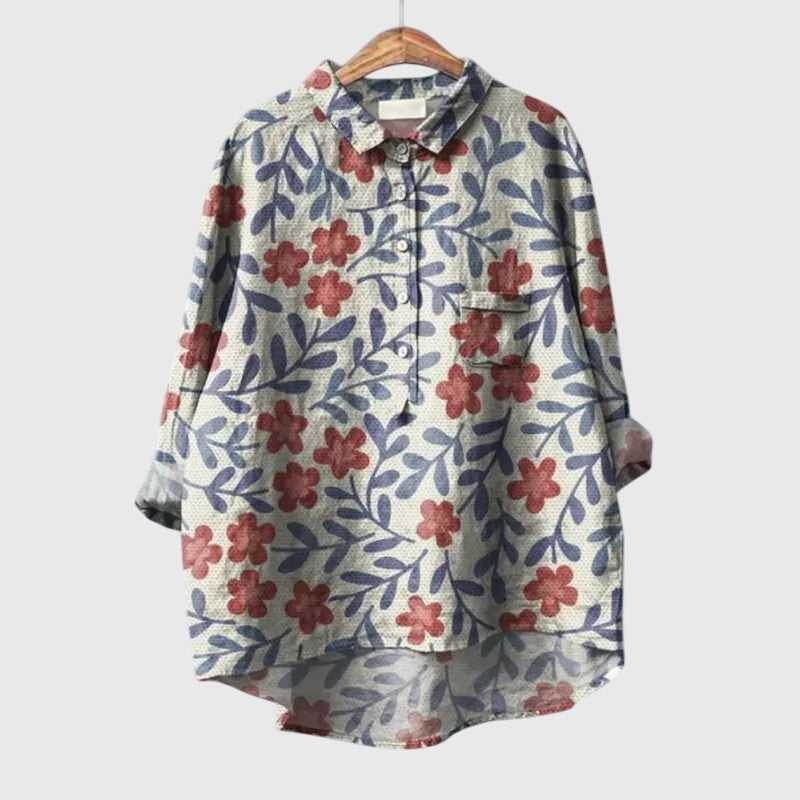 Elly | Elegant Floral Blouse