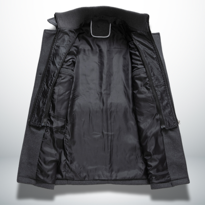 Charles | Men’s smart-casual coat with button fastening