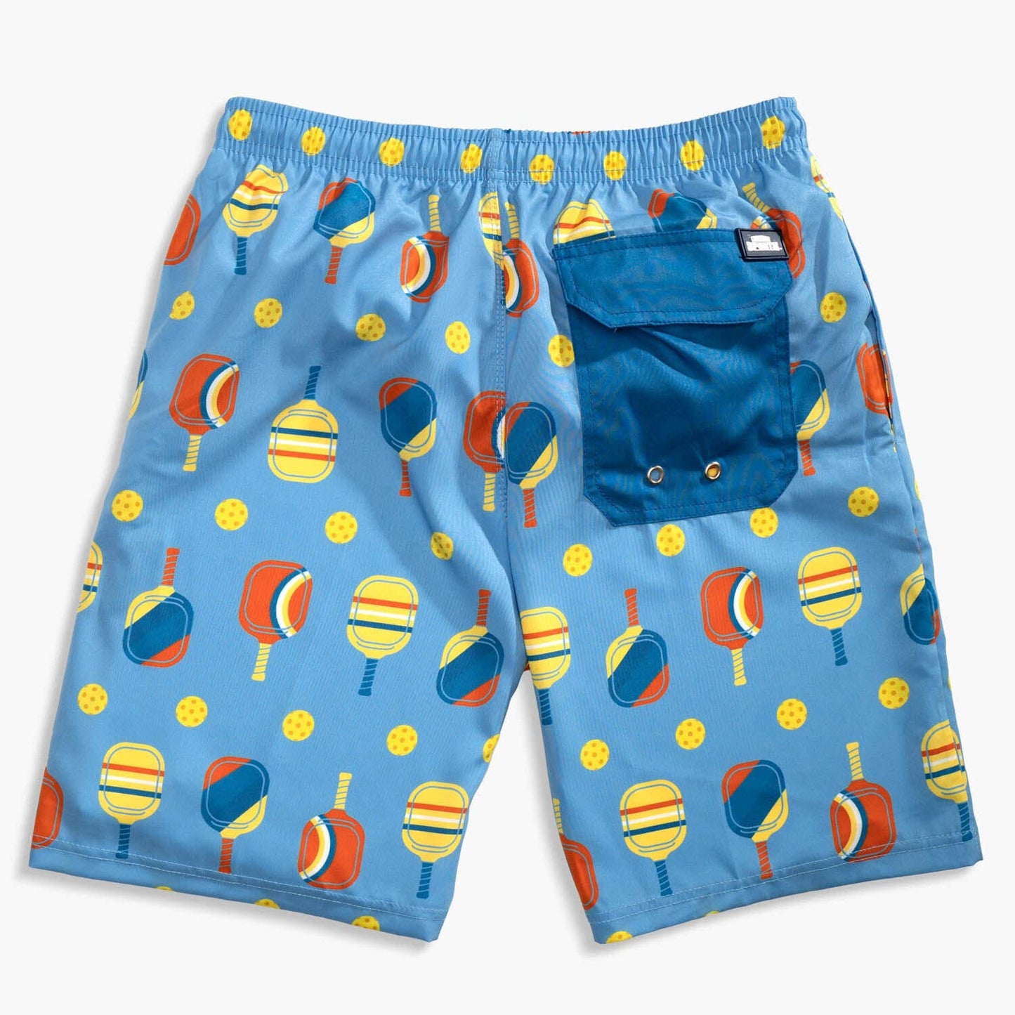 ChalkTalkSPORTS Pickleball Swim Trunks - Swim Board Shorts - Youth and Adult Sizes