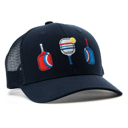 ChalkTalkSPORTS Pickleball Rope & Trucker Hats | Pickleball Snapback Caps