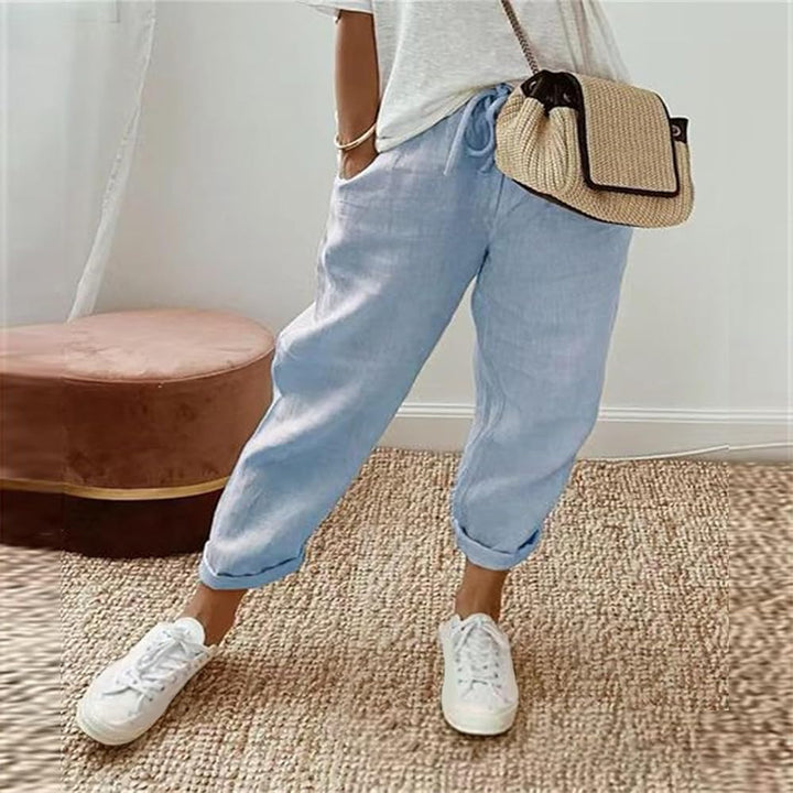 Elowen | Comfortable Linen Trousers
