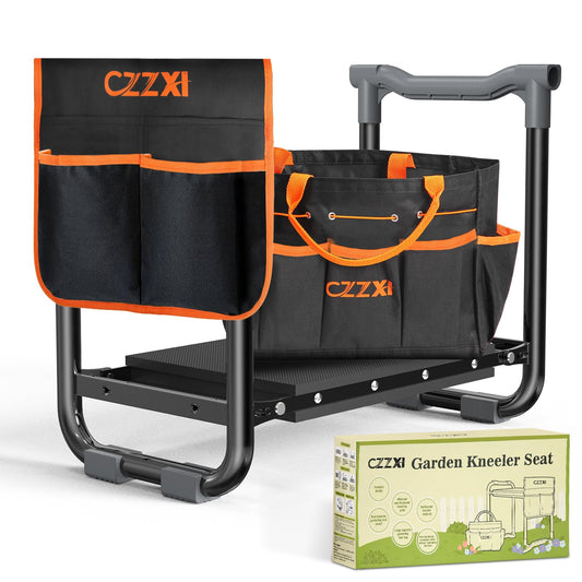 Garden Kneeler and Seat, Wider and Thicker Kneeling Pad