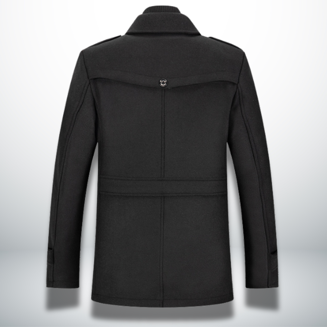 Charles | Men’s smart-casual coat with button fastening