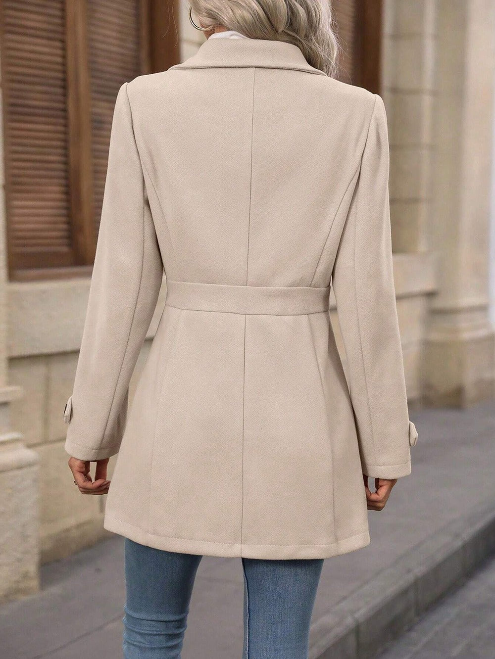 Jaelynn | Women's Tailored Trench Coat with Belt