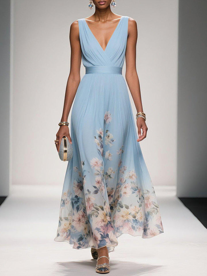 Nicole | Women's Floral Print Wedding Guest Dress