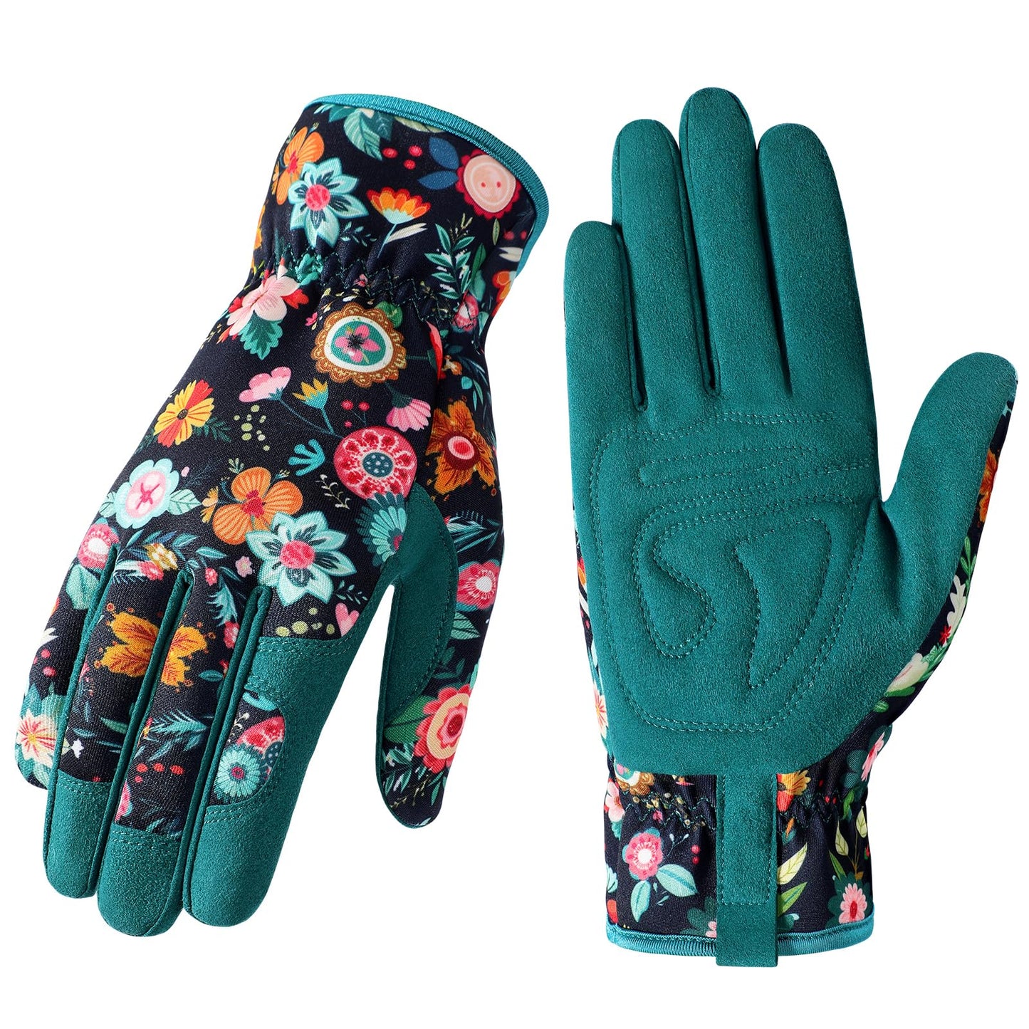 Gardening Gloves for Women, Breathable leather Garden Gloves with Grip