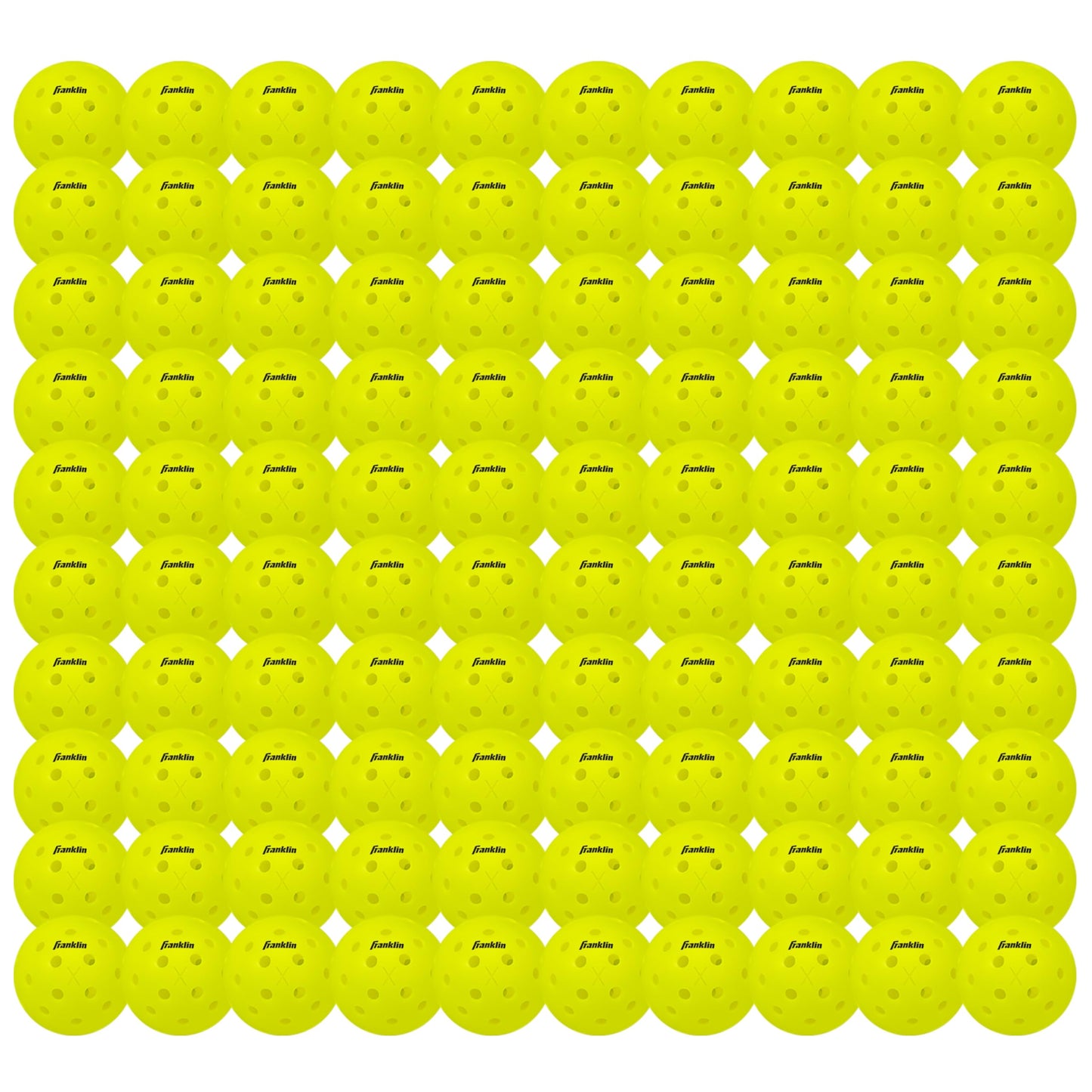 Franklin Sports X-40 Outdoor Pickleballs - Official Ball of USA Pickleball, APP Tour + US Open - Regulation Size