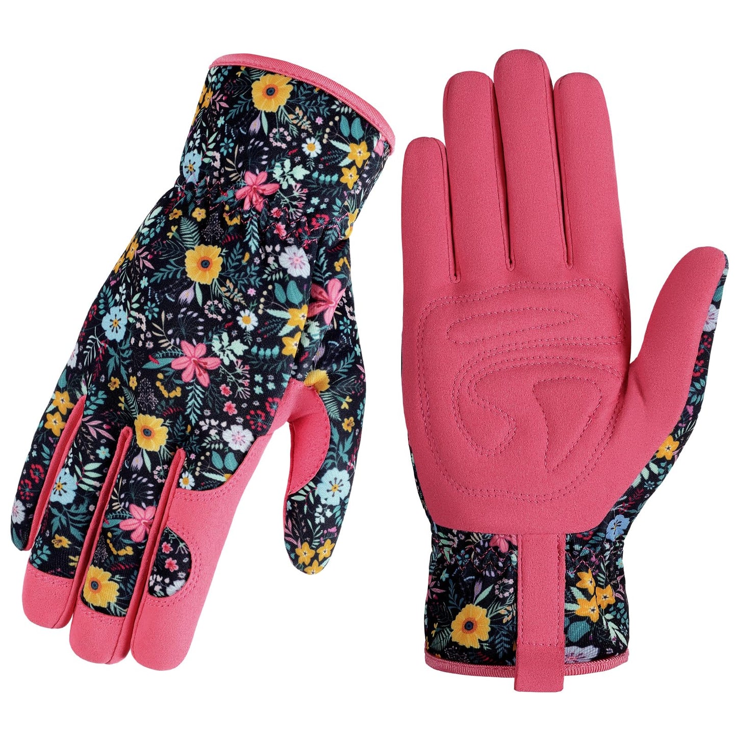 Gardening Gloves for Women, Breathable leather Garden Gloves with Grip
