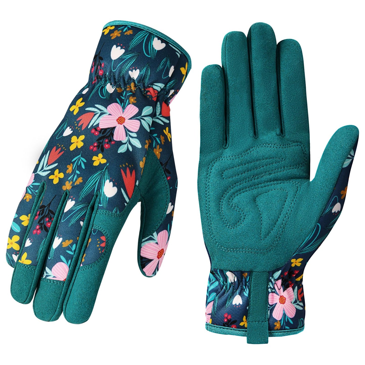 Gardening Gloves for Women, Breathable leather Garden Gloves with Grip