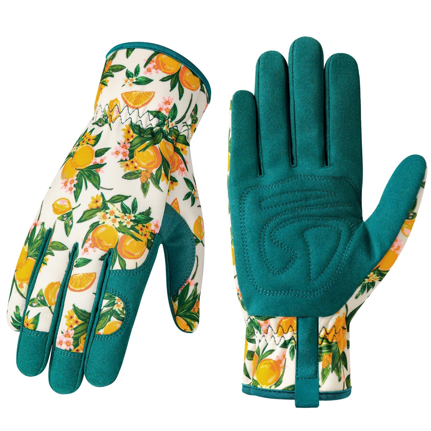 Gardening Gloves for Women, Breathable leather Garden Gloves with Grip