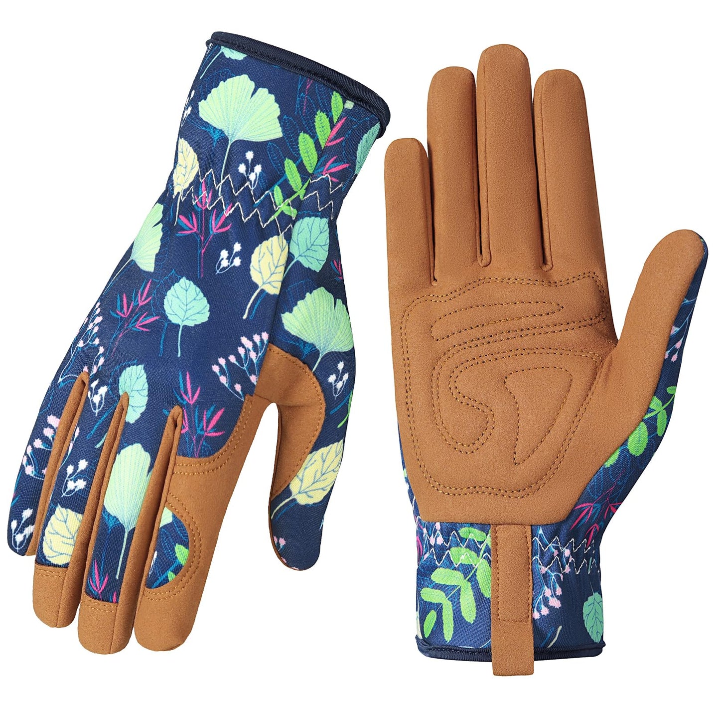 Gardening Gloves for Women, Breathable leather Garden Gloves with Grip