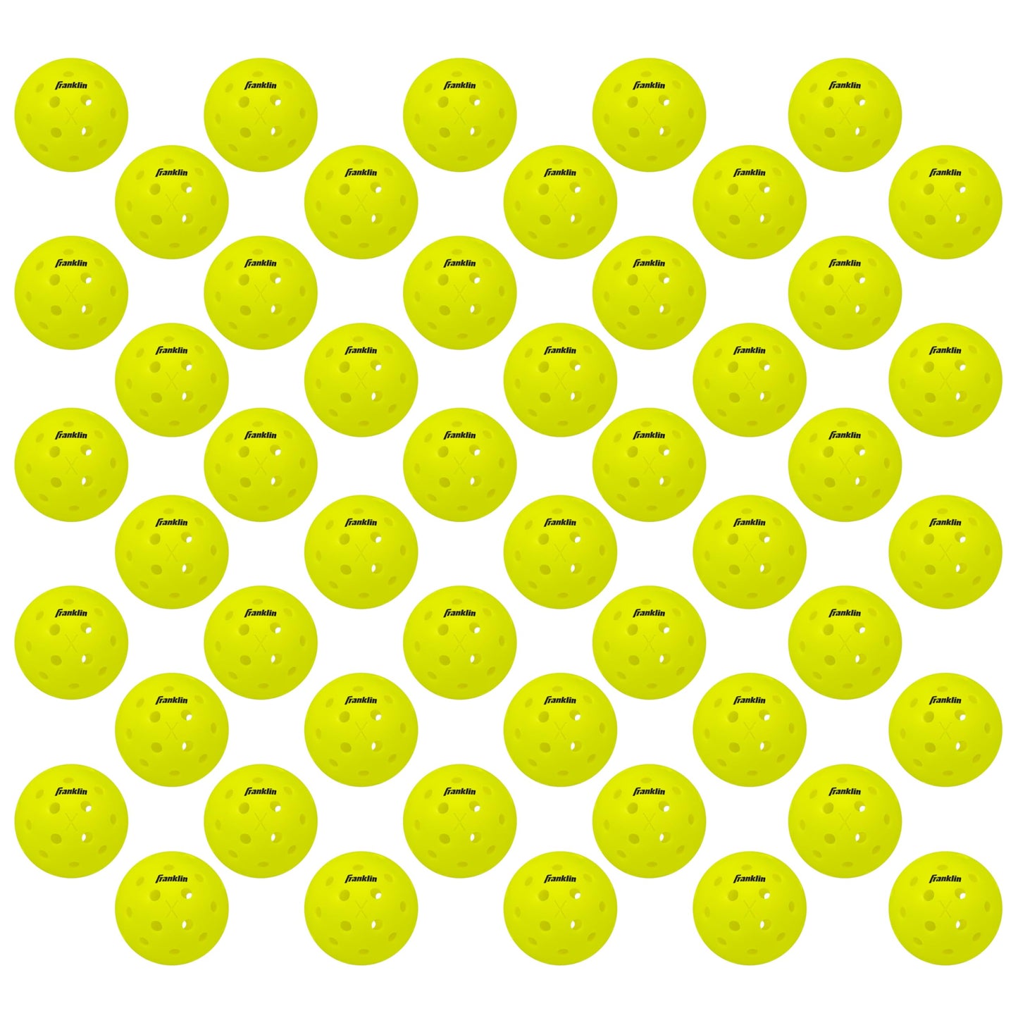 Franklin Sports X-40 Outdoor Pickleballs - Official Ball of USA Pickleball, APP Tour + US Open - Regulation Size