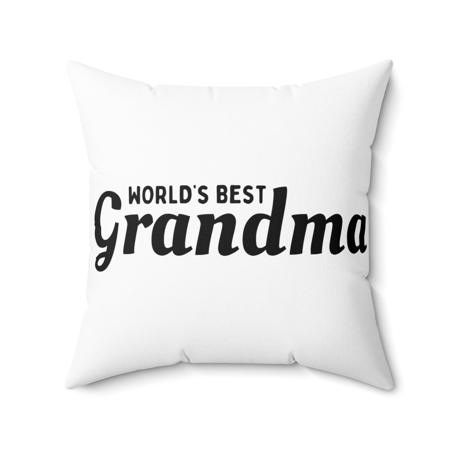 Square Pillow: World's Best Grandma