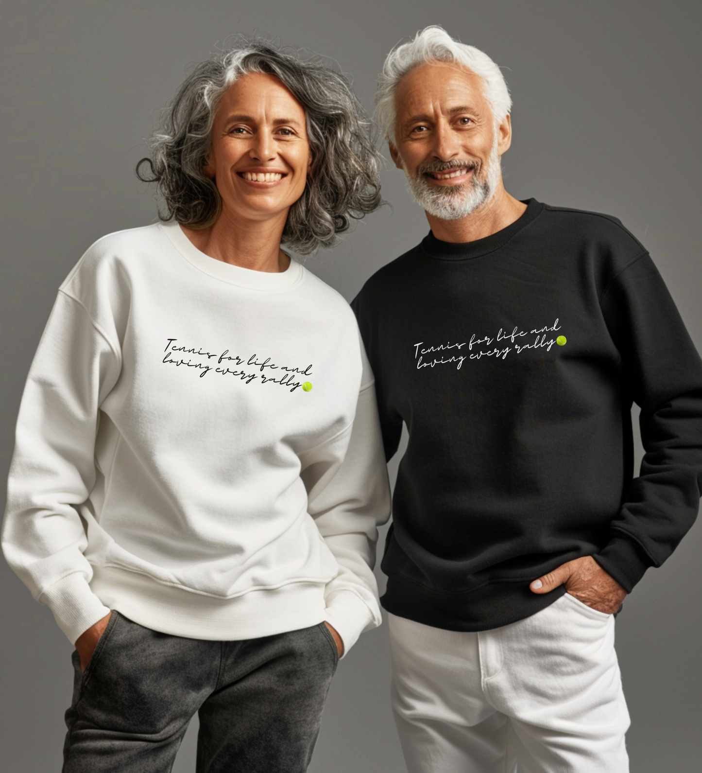 Crewneck: Tennis For Life And Loving Every Rally