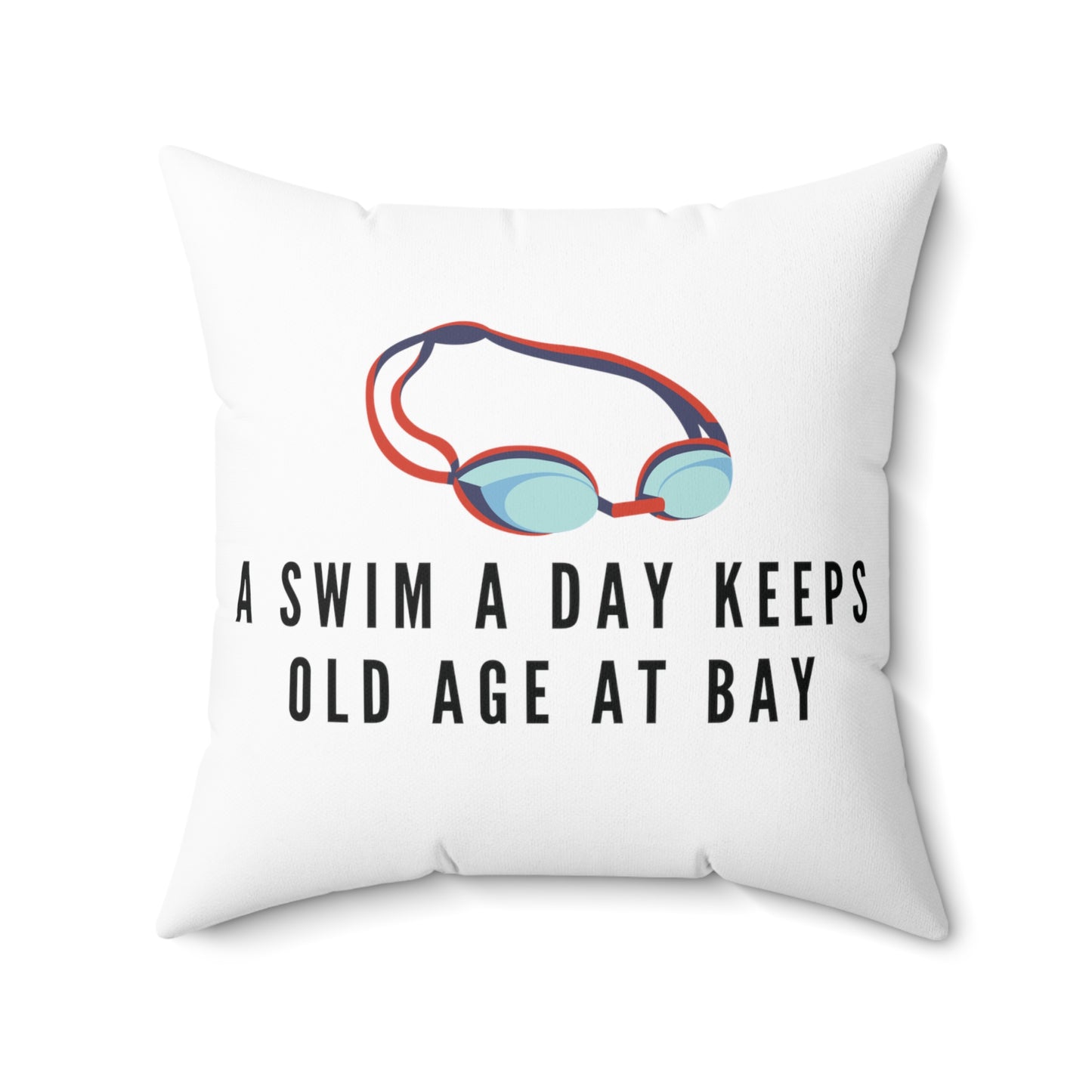 Square Pillow: A Swim A Day Keeps Old Age At Bay